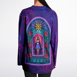 Psychedelic Lady Guadalupe Light Hockey Jersey - DopeDesignClothing