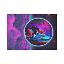 Load image into Gallery viewer, E girl in orbit 7x5 ft rug - DopeDesignClothing