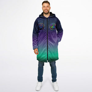Ethereally Stained Glass Zipper Cloak - DopeDesignClothing