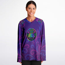 Load image into Gallery viewer, Psychedelic Lady Guadalupe Light Hockey Jersey - DopeDesignClothing