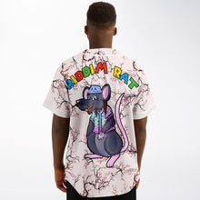 Load image into Gallery viewer, Riddim Rat Sakura Cherry Blossom Rave Base Ball Jersey - DopeDesignClothing