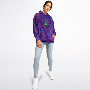 Psychedelic Lady Guadalupe Oversized Hoodie - DopeDesignClothing