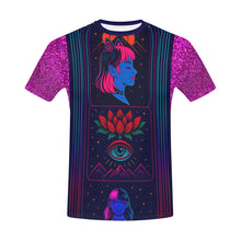 Load image into Gallery viewer, Glitter Neon Ethereal Girl T-Shirt - DopeDesignClothing