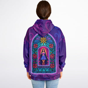 Psychedelic Lady Guadalupe Oversized Hoodie - DopeDesignClothing