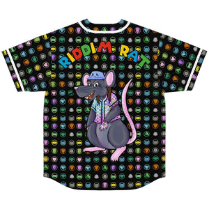 Black Riddim Rat Jersey - DopeDesignClothing