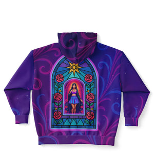 Psychedelic Lady Guadalupe big and tall Hoodie - DopeDesignClothing
