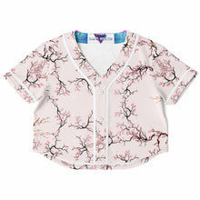 Load image into Gallery viewer, Cropped Baseball Jersey - AOP - DopeDesignClothing