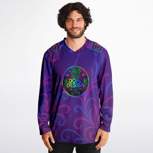 Load image into Gallery viewer, Psychedelic Lady Guadalupe Light Hockey Jersey - DopeDesignClothing