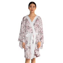 Load image into Gallery viewer, Sakura Cherry Blossom Long Sleeve Kimono Robe - DopeDesignClothing