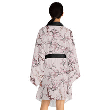 Load image into Gallery viewer, Sakura Cherry Blossom Long Sleeve Kimono Robe - DopeDesignClothing