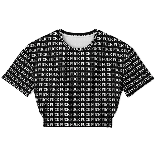 Fword Crop Top short sleeve sweatshirt - DopeDesignClothing