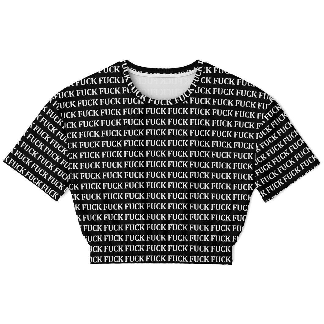 Fword Crop Top short sleeve sweatshirt - DopeDesignClothing