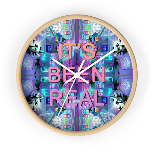 It's Been Real Wall Clock - DopeDesignClothing