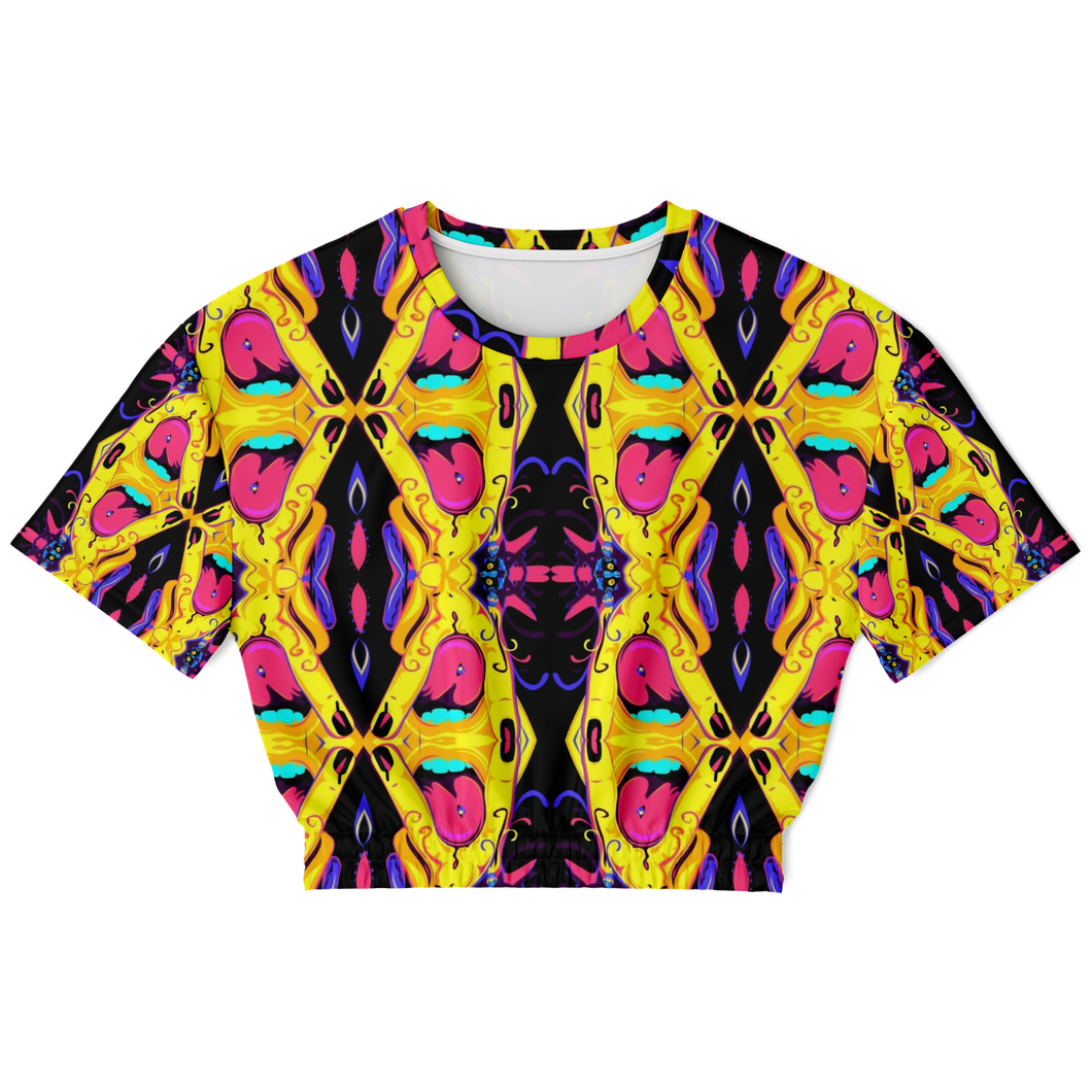 The Punk Girl Crop Top Short Sleeve - DopeDesignClothing