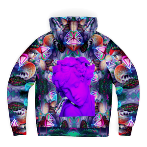 Psychoactive Romans Microfleece Zip up Hoodie - DopeDesignClothing