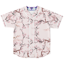 Load image into Gallery viewer, Sakura Cherry Blossom Baseball Jersey - DopeDesignClothing
