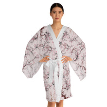 Load image into Gallery viewer, Sakura Cherry Blossom Long Sleeve Kimono Robe - DopeDesignClothing