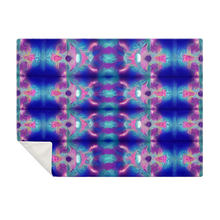Load image into Gallery viewer, Vaporwave Dreams Microfleece Blanket - DopeDesignClothing