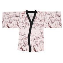 Load image into Gallery viewer, Sakura Cherry Blossom Long Sleeve Kimono Robe - DopeDesignClothing