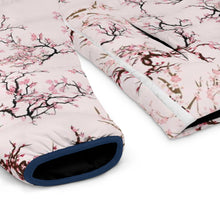 Load image into Gallery viewer, Sakura Cherry Blossom Puffer Jacket - DopeDesignClothing