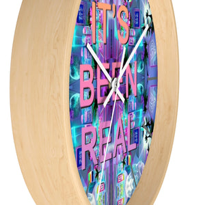 It's Been Real Wall Clock - DopeDesignClothing