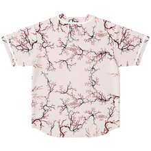 Load image into Gallery viewer, Sakura Cherry Blossom Baseball Jersey - DopeDesignClothing