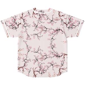 Sakura Cherry Blossom Baseball Jersey - DopeDesignClothing
