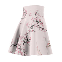 Load image into Gallery viewer, Sakura Cherry Blossom Skater Skirt - DopeDesignClothing