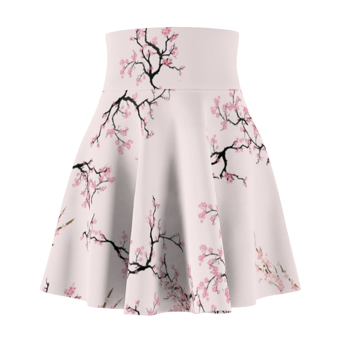 Sakura Cherry Blossom Skater Skirt- Dope Design Clothing