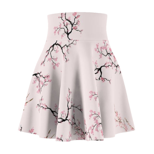 Sakura Cherry Blossom Skater Skirt - DopeDesignClothing