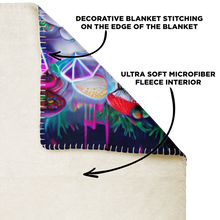 Load image into Gallery viewer, Psychoactive Romans Microfleece Blanket - DopeDesignClothing