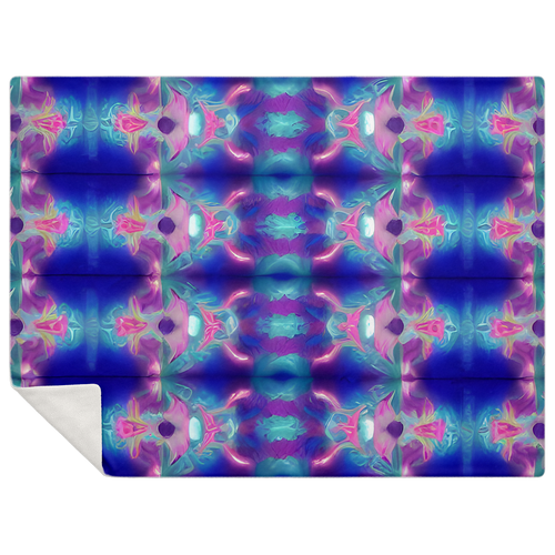 Vaporwave Dreams Microfleece Blanket - DopeDesignClothing