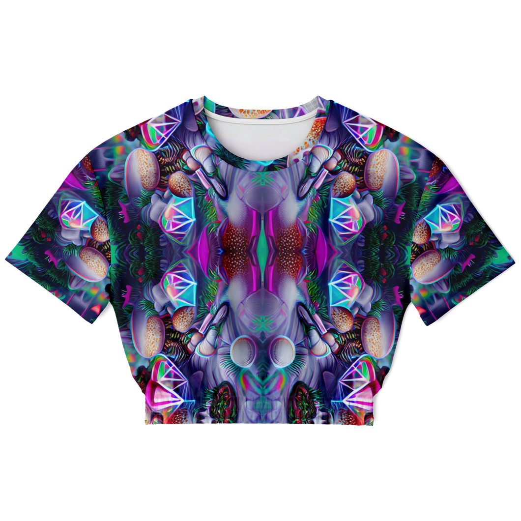 Psychoactive Romans Crop-top sweatshirt - DopeDesignClothing