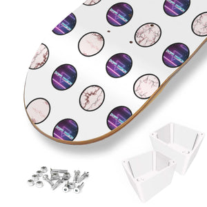 Sakura Cherry Blossom/Dope Design Polkadot Mountable skateboard - DopeDesignClothing